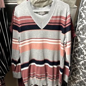 Longer tunic like vneck sweater
